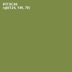 #7C8C46 - Glade Green Color Image