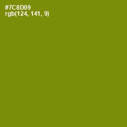 #7C8D09 - Trendy Green Color Image