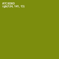 #7C8D0D - Trendy Green Color Image