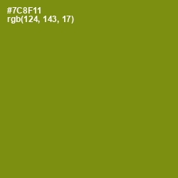 #7C8F11 - Trendy Green Color Image