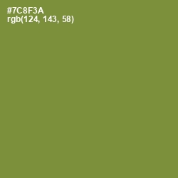 #7C8F3A - Wasabi Color Image