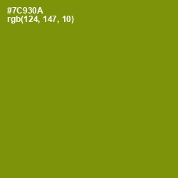 #7C930A - Limeade Color Image