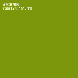 #7C970B - Limeade Color Image