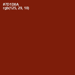 #7D1D0A - Kenyan Copper Color Image