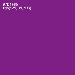 #7D1F85 - Seance Color Image