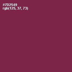 #7D2549 - Tawny Port Color Image
