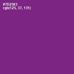#7D2583 - Eminence Color Image
