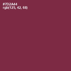 #7D2A44 - Tawny Port Color Image