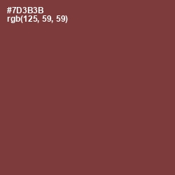#7D3B3B - Quincy Color Image