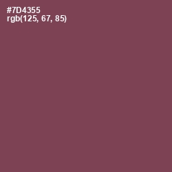 #7D4355 - Ferra Color Image