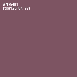 #7D5461 - Scorpion Color Image