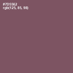#7D5562 - Scorpion Color Image