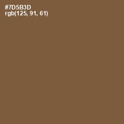 #7D5B3D - Old Copper Color Image
