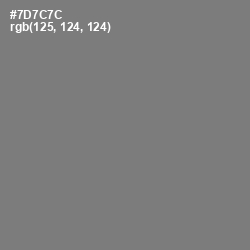 #7D7C7C - Concord Color Image