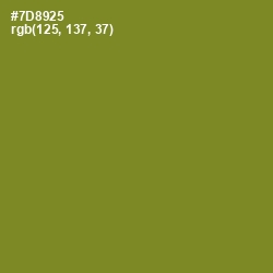 #7D8925 - Wasabi Color Image