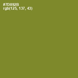 #7D892B - Wasabi Color Image