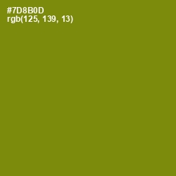 #7D8B0D - Trendy Green Color Image