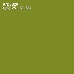 #7D8B26 - Wasabi Color Image