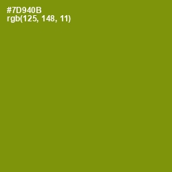 #7D940B - Limeade Color Image