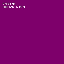 #7E016B - Pompadour Color Image