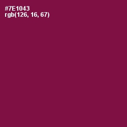 #7E1043 - Pompadour Color Image