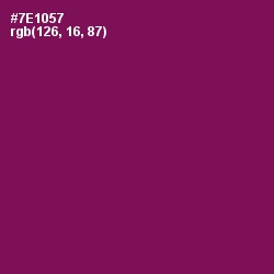 #7E1057 - Pompadour Color Image