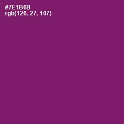 #7E1B6B - Cosmic Color Image