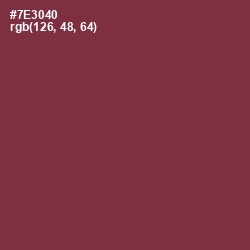 #7E3040 - Tawny Port Color Image