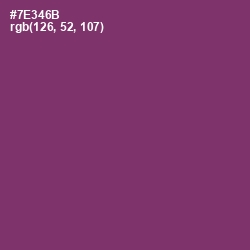 #7E346B - Cosmic Color Image