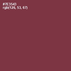 #7E3543 - Tawny Port Color Image