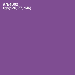 #7E4D92 - Affair Color Image