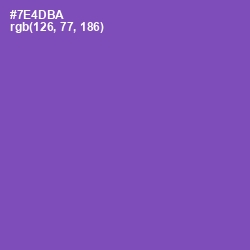 #7E4DBA - Studio Color Image