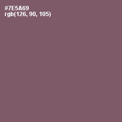 #7E5A69 - Scorpion Color Image