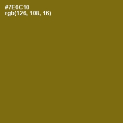 #7E6C10 - Olivetone Color Image