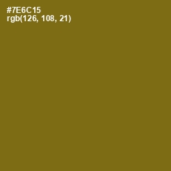 #7E6C15 - Olivetone Color Image
