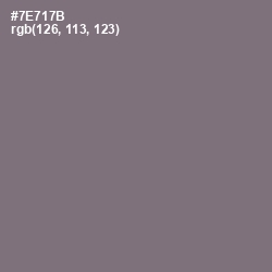 #7E717B - Boulder Color Image