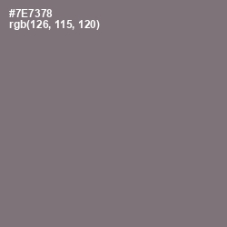 #7E7378 - Tapa Color Image