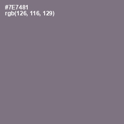 #7E7481 - Jumbo Color Image