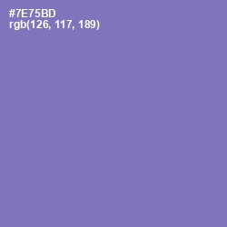 #7E75BD - Deluge Color Image