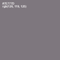 #7E777D - Concord Color Image