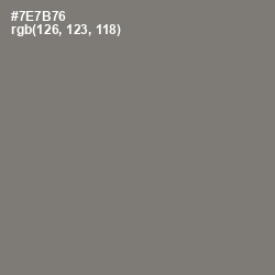 #7E7B76 - Tapa Color Image