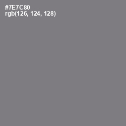 #7E7C80 - Jumbo Color Image