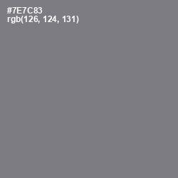 #7E7C83 - Jumbo Color Image