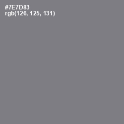 #7E7D83 - Jumbo Color Image