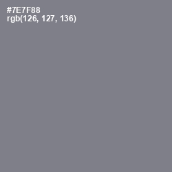 #7E7F88 - Jumbo Color Image