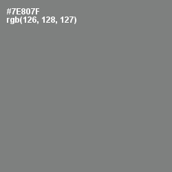 #7E807F - Xanadu Color Image