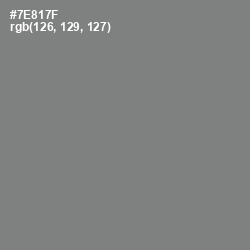 #7E817F - Xanadu Color Image