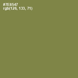 #7E8547 - Glade Green Color Image