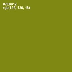#7E8812 - Trendy Green Color Image