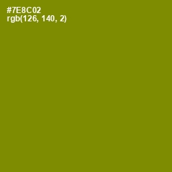 #7E8C02 - Limeade Color Image